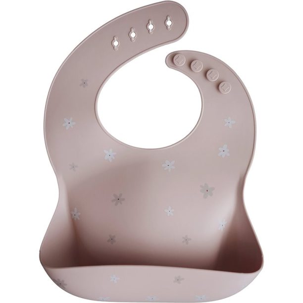 Mushie Silicone Baby Bib лигавник Daisy 1 бр.