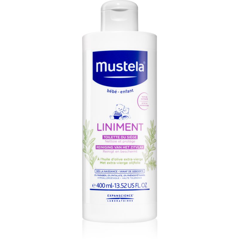 Mustela Bébé Liniment почистващо мляко за деца от раждането им 400 мл.