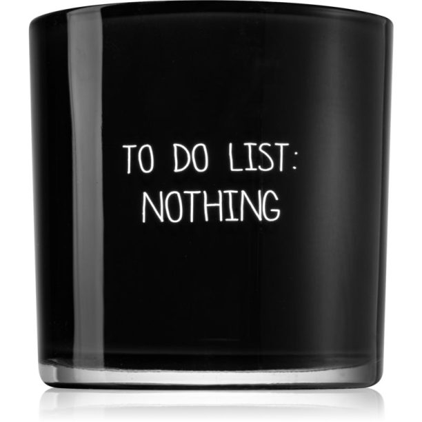 My Flame Warm Cashmere To Do List: Nothing ароматна свещ 10x10