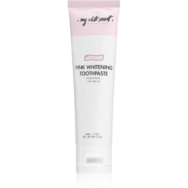 My White Secret Pink Whitening Toothpaste паста за зъби за чувствителни зъби 50 мл.