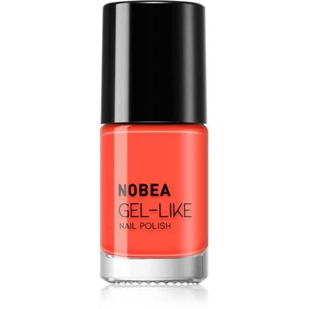 NOBEA Colourful Gel-like Nail Polish лак за нокти с гел ефект цвят papaya #N31 6 мл.