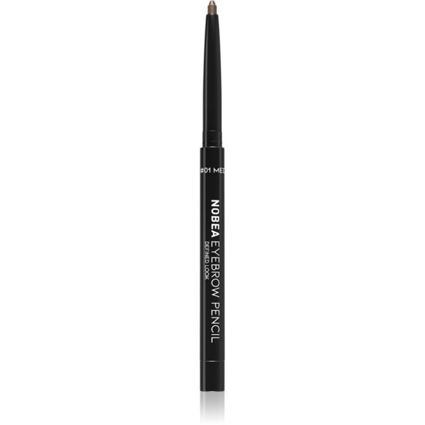 NOBEA Day-to-Day Eyebrow Pencil автоматичен молив за вежди 01 Medium brown 0