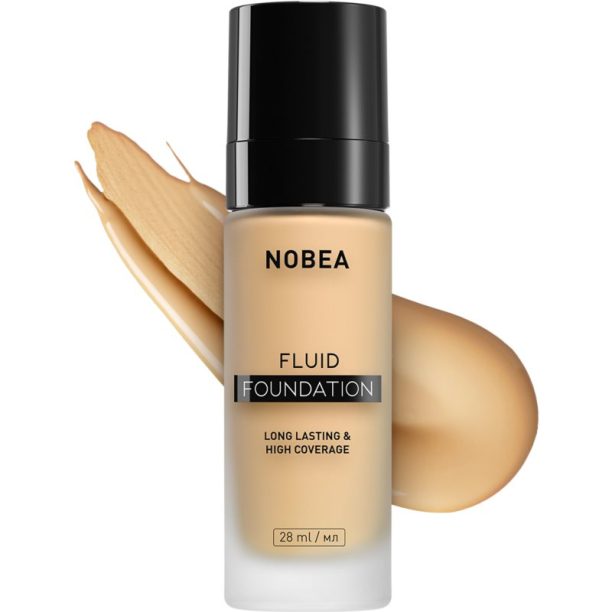 NOBEA Day-to-Day Fluid Foundation дълготраен фон дьо тен цвят 03 Golden beige 28 мл. купи на топ цена