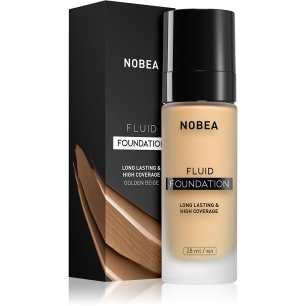 NOBEA Day-to-Day Fluid Foundation дълготраен фон дьо тен цвят 03 Golden beige 28 мл. на ниска цена