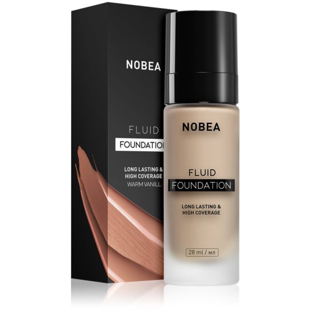 NOBEA Day-to-Day Fluid Foundation дълготраен фон дьо тен цвят 04 Warm vanilla 28 мл. на ниска цена