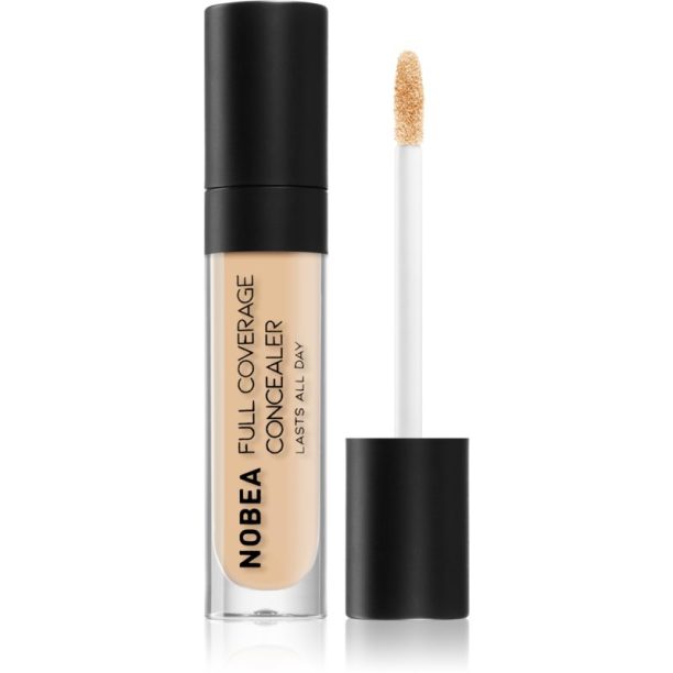 NOBEA Day-to-Day Full Coverage Concealer течен коректор 02 Soft beige 7 мл. на ниска цена