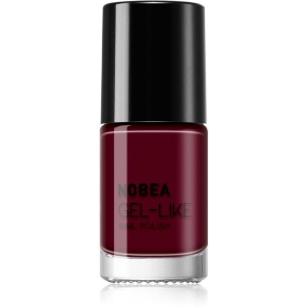 NOBEA Day-to-Day Gel-like Nail Polish лак за нокти с гел ефект цвят Dark cherry #N09 6 мл. на ниска цена