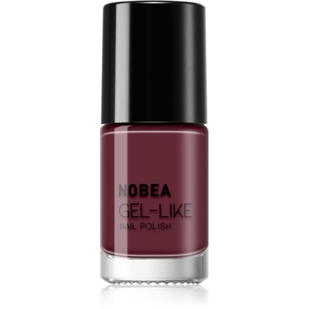 NOBEA Day-to-Day Gel-like Nail Polish лак за нокти с гел ефект цвят Dark orchid #N47 6 мл. на ниска цена