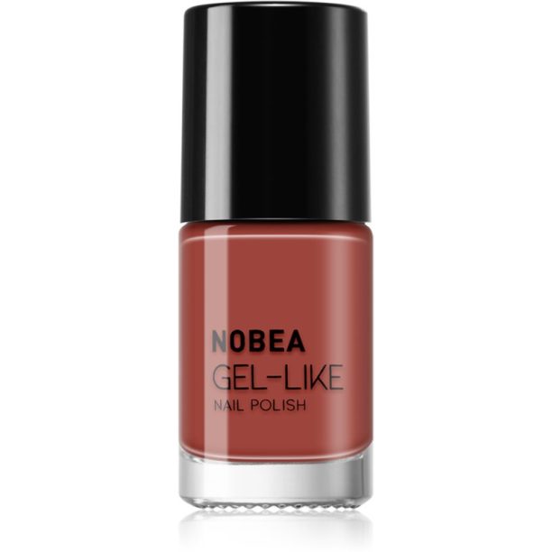 NOBEA Day-to-Day Gel-like Nail Polish лак за нокти с гел ефект цвят Fired brick #N15 6 мл. на ниска цена