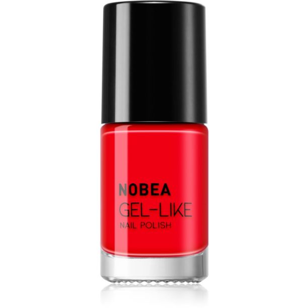 NOBEA Day-to-Day Gel-like Nail Polish лак за нокти с гел ефект цвят Ladybug red #N08 6 мл. на ниска цена