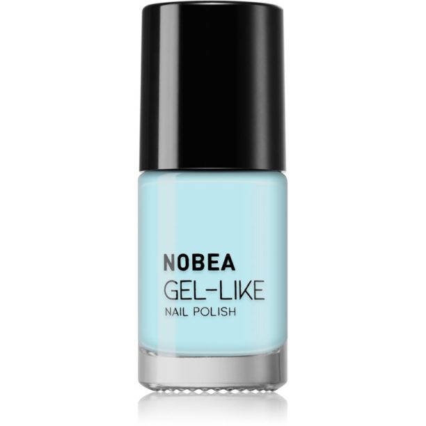 NOBEA Day-to-Day Gel-like Nail Polish лак за нокти с гел ефект цвят #N67 Sky blue summer 6 мл. на ниска цена