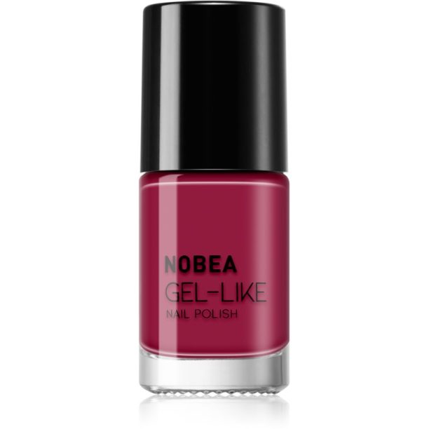 NOBEA Day-to-Day Gel-like Nail Polish лак за нокти с гел ефект цвят Pomegranate red #N45 6 мл. на ниска цена