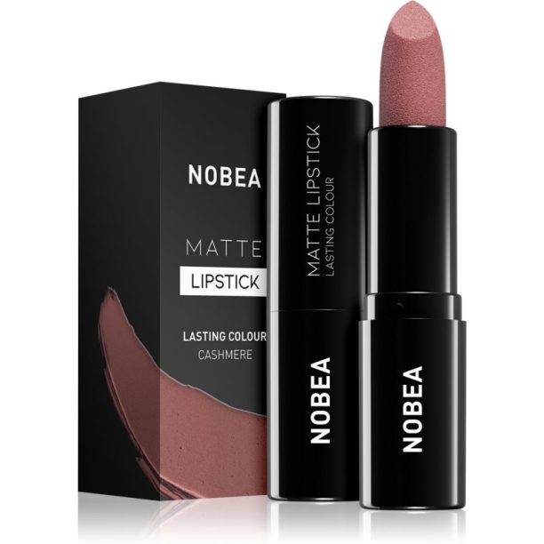 NOBEA Day-to-Day Matte Lipstick матиращо червило цвят Cashmere #M19 3 гр. на ниска цена