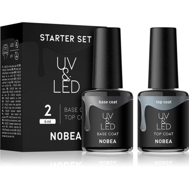 NOBEA UV & LED Starter Set комплект лак за нокти на ниска цена