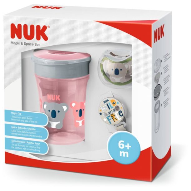 NUK Magic Cup & Space Set подаръчен комплект за деца Girl