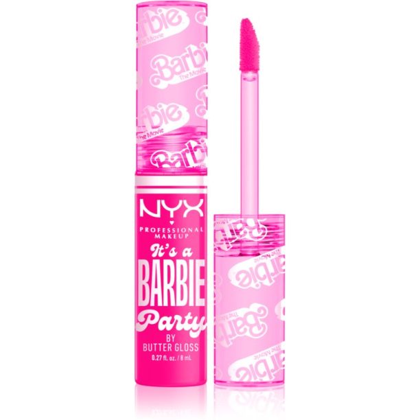 NYX Professional Makeup Barbie Butter Lip Gloss блясък за устни цвят 01 It's a BARBIE PARTY! 8 мл.