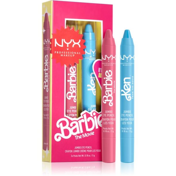 NYX Professional Makeup Barbie Jumbo Eye Kit комплект моливи за очи 2 бр.