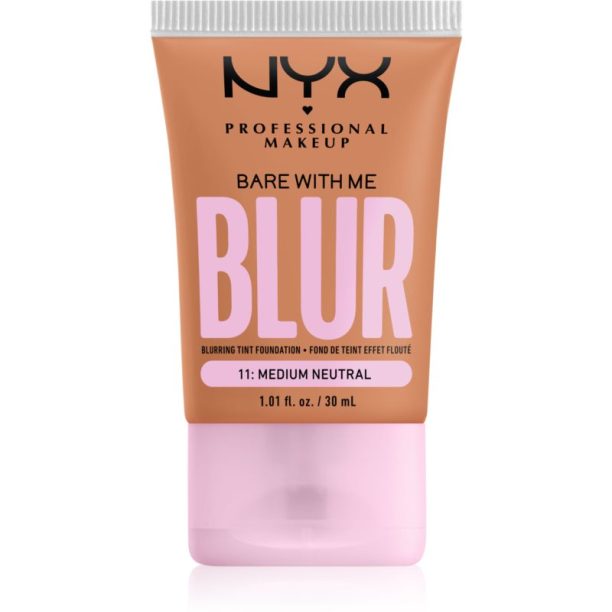 NYX Professional Makeup Bare With Me Blur Tint хидратиращ фон дьо тен цвят 11 Medium Neutral 30 мл. на ниска цена