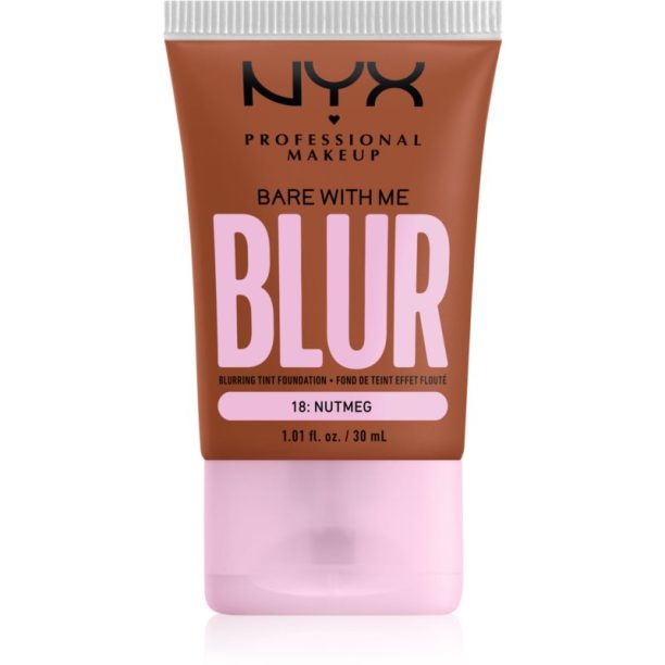 NYX Professional Makeup Bare With Me Blur Tint хидратиращ фон дьо тен цвят 18 Nutmeg 30 мл. на ниска цена