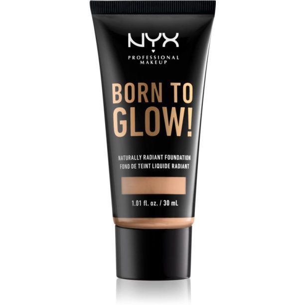 NYX Professional Makeup Born To Glow течен озаряващ фон дьо тен цвят 07 Natural 30 мл. на ниска цена