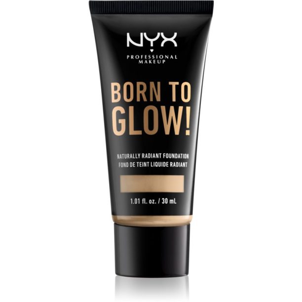 NYX Professional Makeup Born To Glow течен озаряващ фон дьо тен цвят 6.5 Nude 30 мл. на ниска цена