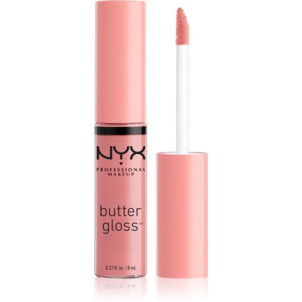 NYX Professional Makeup Butter Gloss блясък за устни цвят 05 Créme Brulee 8 мл.