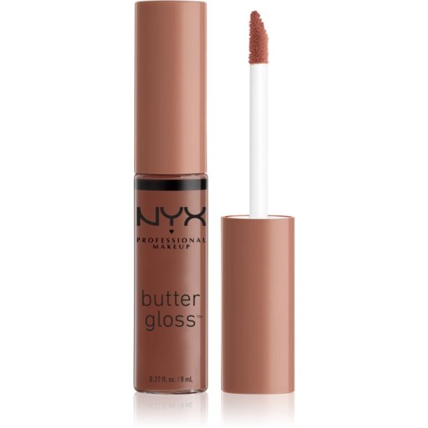 NYX Professional Makeup Butter Gloss блясък за устни цвят 17 Ginger Snap 8 мл.