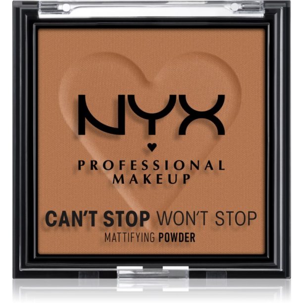 NYX Professional Makeup Can't Stop Won't Stop Mattifying Powder матираща пудра цвят 08 Mocha 6 гр. на ниска цена