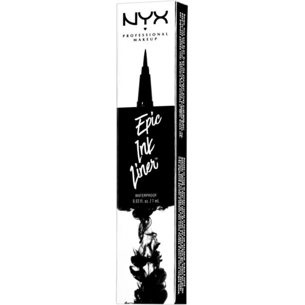 NYX Professional Makeup Epic Ink прецизна водоустойчива очна линия цвят 01 Black 1 мл. на ниска цена