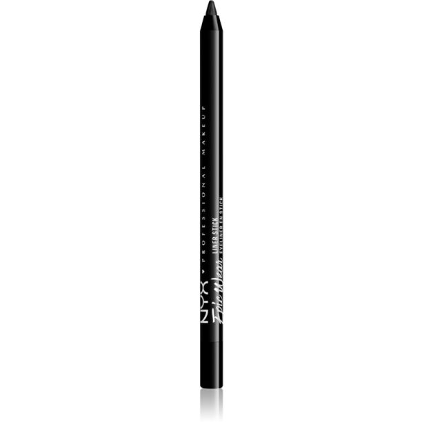 NYX Professional Makeup Epic Wear Liner Stick водоустойчив молив за очи цвят 08 - Pitch Black 1.2 гр. на ниска цена