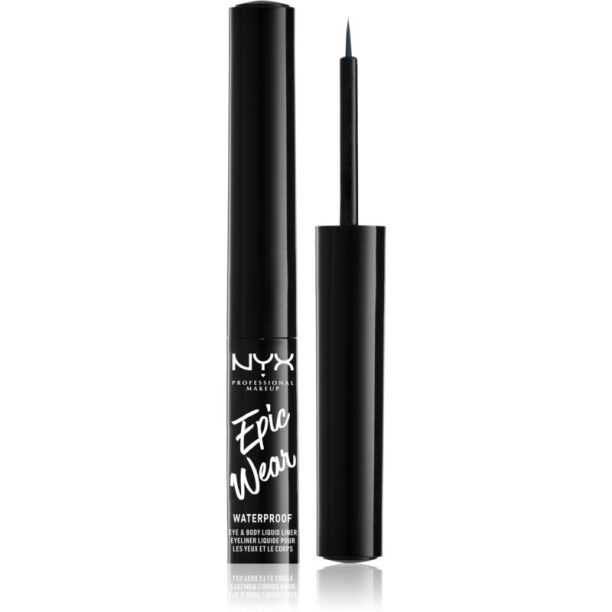 NYX Professional Makeup Epic Wear Liquid Liner течна очна линия с матиращ завършек цвят 03 Stone Fox 3.5 мл.