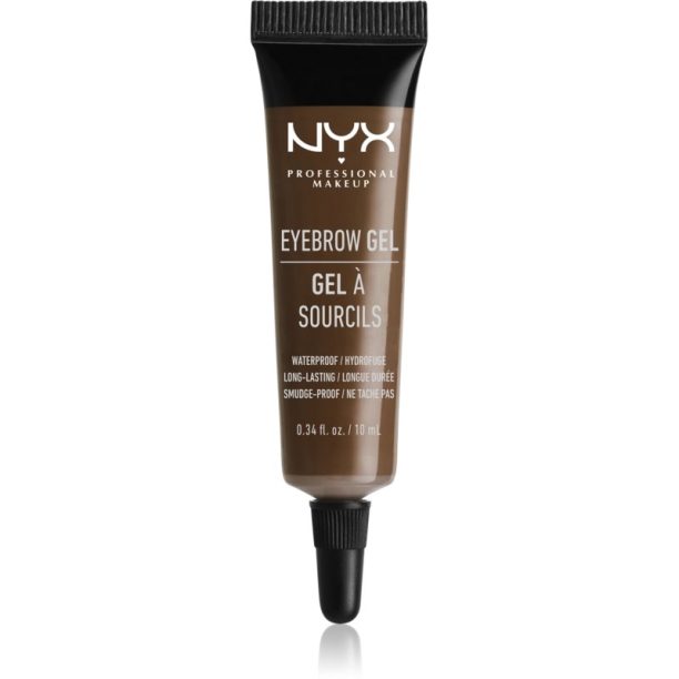 NYX Professional Makeup Eyebrow Gel водоустойчив гел за вежди цвят 04 Espresso 10 мл.