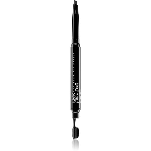 NYX Professional Makeup Fill & Fluff механичен молив за вежди цвят 08 - Black на ниска цена