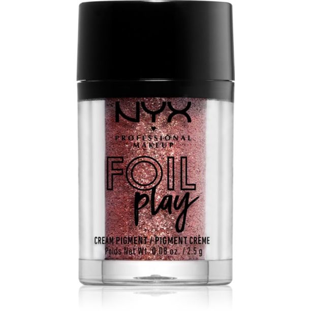 NYX Professional Makeup Foil Play бляскав пигмент цвят 12 Red Armor 2.5 гр.