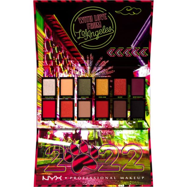 NYX Professional Makeup Lunar New Year 2022 палитра сенки за очи 12x0