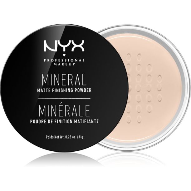 NYX Professional Makeup Mineral Finishing Powder минерална пудра цвят Light/Medium 8 гр. на ниска цена