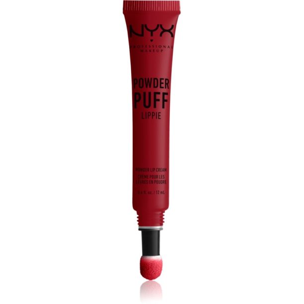 NYX Professional Makeup Powder Puff Lippie червило с апликатор гъбичка цвят 03 Group Love 12 мл.