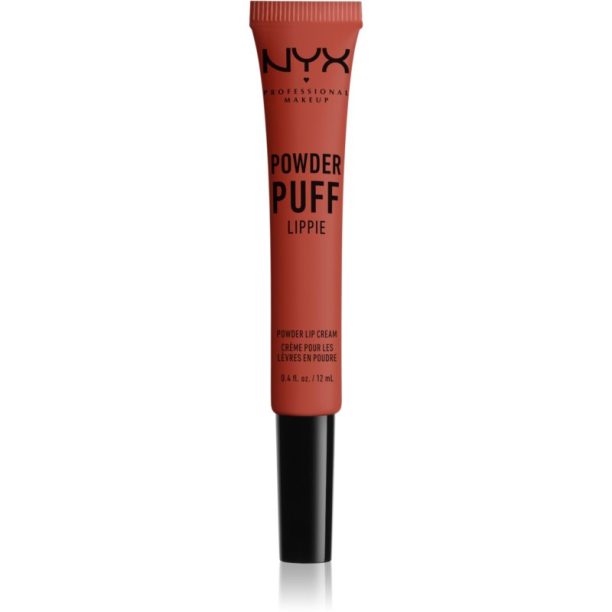 NYX Professional Makeup Powder Puff Lippie червило с апликатор гъбичка цвят 13 Teacher's Pet 12 мл.