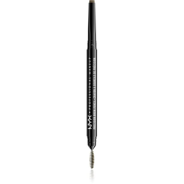 NYX Professional Makeup Precision Brow Pencil молив за вежди цвят 02 Taupe 0.13 гр.