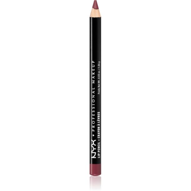 NYX Professional Makeup Slim Lip Pencil прецизен молив за устни цвят 803 Burgundy 1 гр.