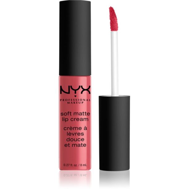 NYX Professional Makeup Soft Matte Lip Cream леко течно матиращо червило цвят 08 San Paulo 8 мл.