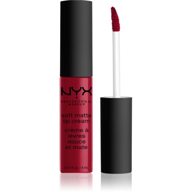 NYX Professional Makeup Soft Matte Lip Cream леко течно матиращо червило цвят 10 Monte Carlo 8 мл.