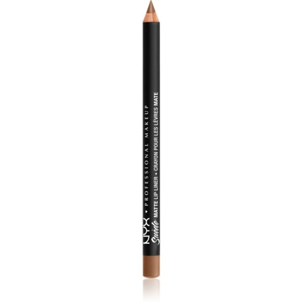 NYX Professional Makeup Suede Matte  Lip Liner матиран молив за устни цвят 07 Sandstorm 1 гр.