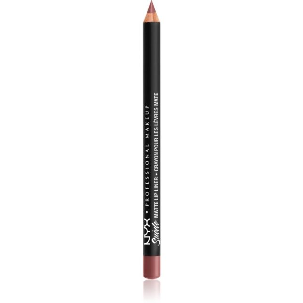 NYX Professional Makeup Suede Matte  Lip Liner матиран молив за устни цвят 25 Whipped Cavier 1 гр.