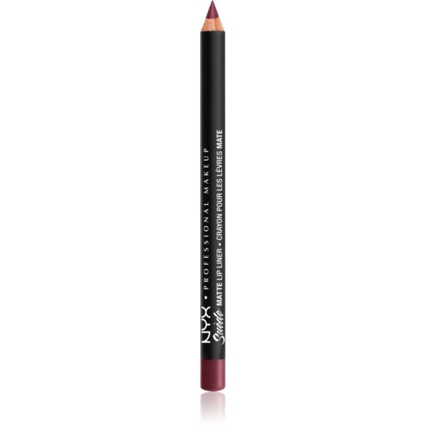 NYX Professional Makeup Suede Matte  Lip Liner матиран молив за устни цвят 27 Copenhagen 1 гр.