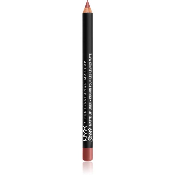 NYX Professional Makeup Suede Matte  Lip Liner матиран молив за устни цвят 31 Cannes 1 гр.