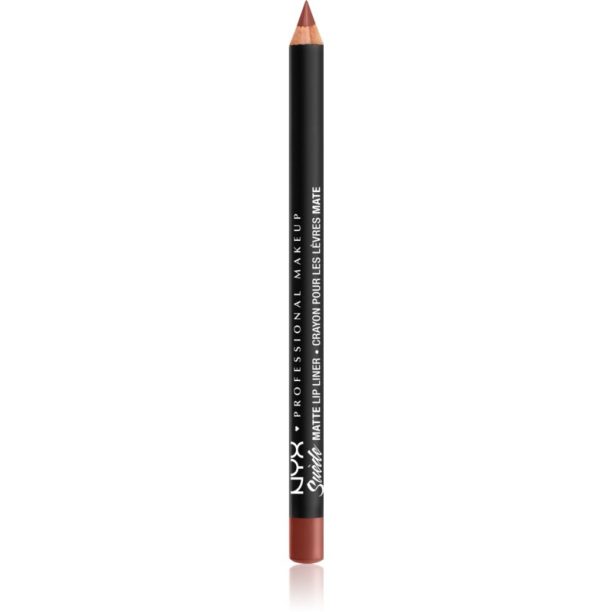 NYX Professional Makeup Suede Matte  Lip Liner матиран молив за устни цвят 34 Alabama 1 гр.