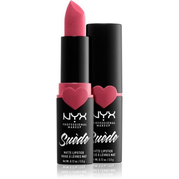 NYX Professional Makeup Suede Matte  Lipstick матиращо червило цвят 27 Cannes 3.5 гр. на ниска цена