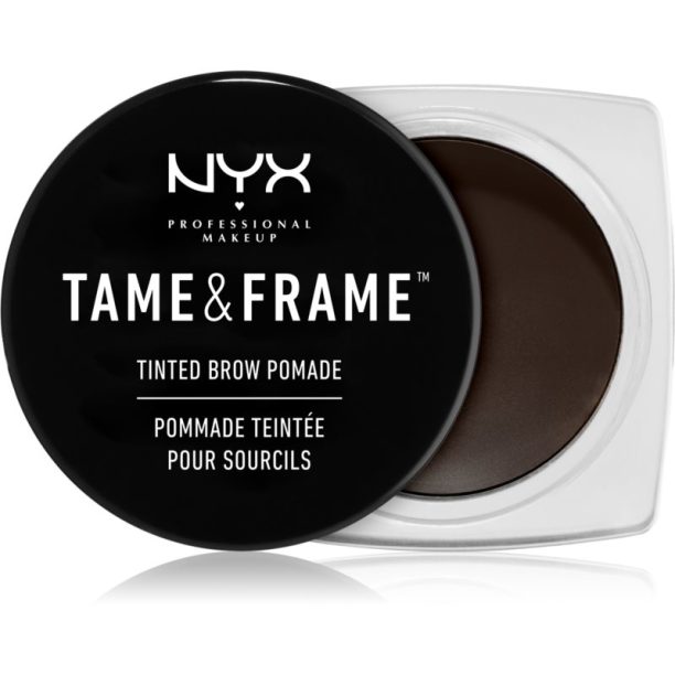 NYX Professional Makeup Tame & Frame Brow помада за вежди цвят 05 Black 5 гр. на ниска цена