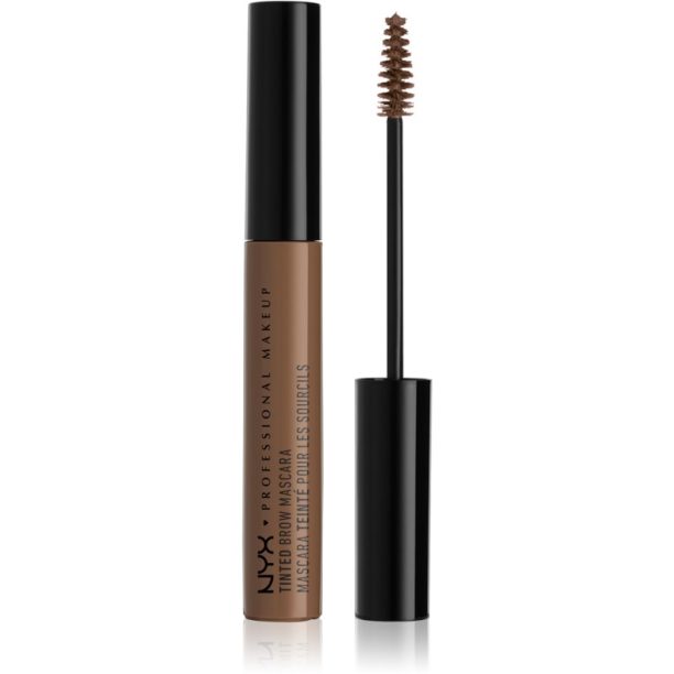 NYX Professional Makeup Tinted Brow Mascara спирала за вежди цвят 02 Chocolate 6.5 мл.